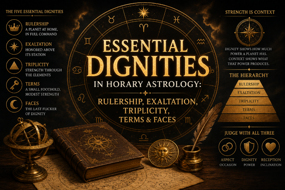 Essential Dignities in Horary Astrology: The Traditional Hierarchy