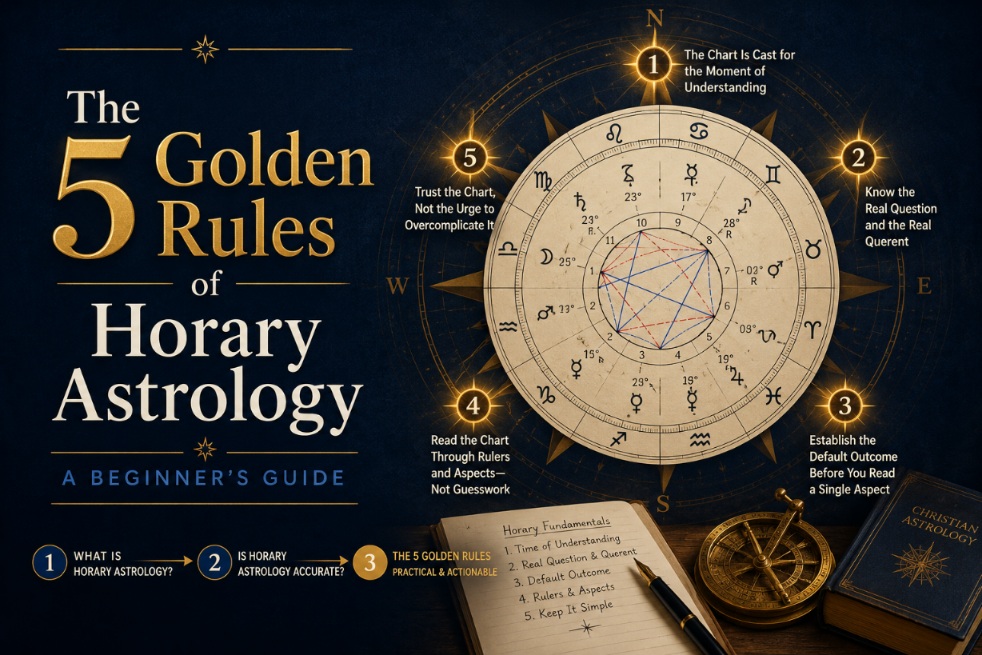 The 5 Golden Rules of Horary Astrology: A Beginner's Guide to Casting and Reading Your First Chart